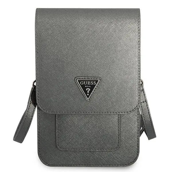 Guess Handbag GUWBSATMGR gray / gray Saffiano Triangle - Others<<<HurtelXML
