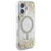 Guess HC Resin Bottom Glitter MagSafe case for iPhone 16 - gold - Cell phone cases and covers<<<HurtelXML