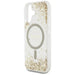 Guess HC Resin Bottom Glitter MagSafe case for iPhone 16 - gold - Cell phone cases and covers<<<HurtelXML