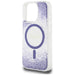 Guess HC Resin Bottom Glitter MagSafe case for iPhone 16 Pro - purple - Cell phone cases and covers<<<HurtelXML