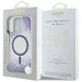 Guess HC Resin Bottom Glitter MagSafe case for iPhone 16 Pro - purple - Cell phone cases and covers<<<HurtelXML