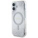 Guess HC Resin Bottom Glitter MagSafe case for iPhone 16 - silver - Cell phone cases and covers<<<HurtelXML