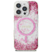 Guess HC Resin Bottom Glitter MagSafe iPhone 16 Pro Case - Pink - Cell phone cases and covers<<<HurtelXML