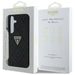 Guess Hot Stamp 4G Pattern Triangle Metal Logo case for Samsung Galaxy S25 - black - Cell phone cases