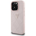 Guess Hot Stamp 4G Pattern Triangle Metal Logo iPhone 16 Pro Max Case - Pink - Cell phone cases and covers<<<HurtelXML