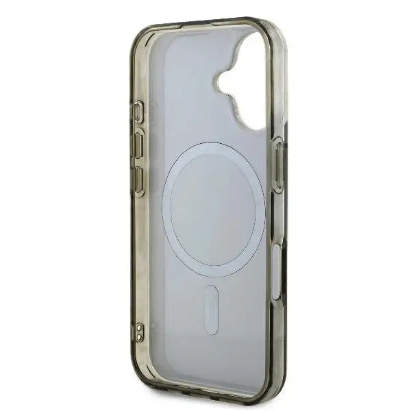 Guess IML 4G Background MagSafe iPhone 16 Plus Case - Brown - Cell phone cases and covers<<<HurtelXML