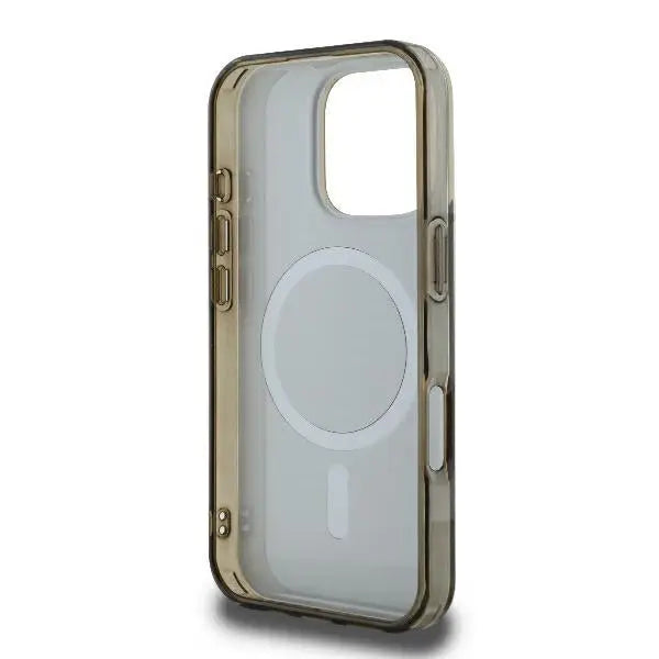 Guess IML 4G Background MagSafe iPhone 16 Pro Case - Brown - Cell phone cases and covers<<<HurtelXML