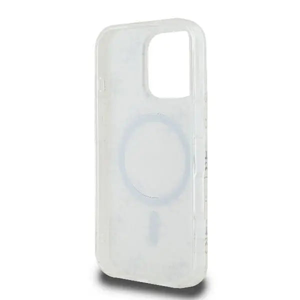 Guess IML 4G Background MagSafe iPhone 16 Pro Case - White - Cell phone cases and covers<<<HurtelXML