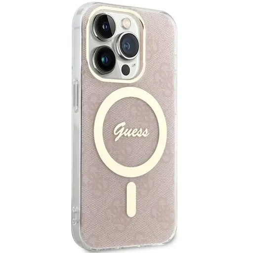Guess IML 4G MagSafe case for iPhone 15 Pro Max - pink - Cell phone cases and covers<<<HurtelXML
