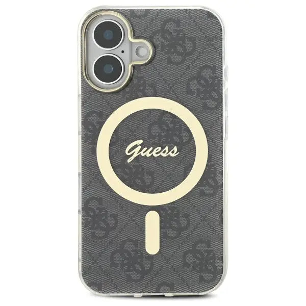 Guess IML 4G MagSafe Case for iPhone 16 Plus - Black - Cell phone cases and covers<<<HurtelXML