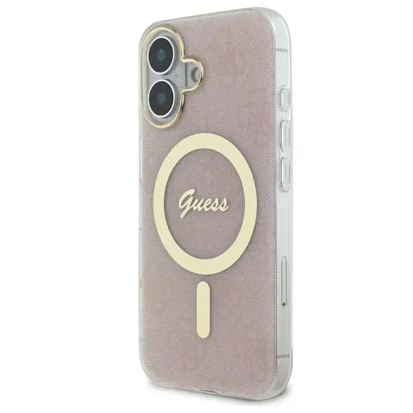 Guess IML 4G MagSafe iPhone 16 Plus Case - Pink - Cell phone cases and covers<<<HurtelXML