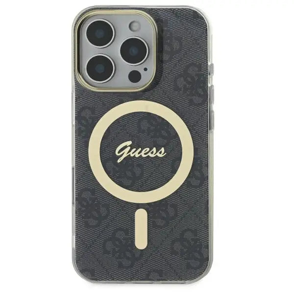 Guess IML 4G MagSafe iPhone 16 Pro Case - Black - Cell phone cases and covers<<<HurtelXML