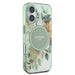 Guess IML Flower & Tonal Circle MagSafe case for iPhone 16 - green - Cell phone cases and covers<<<HurtelXML