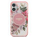 Guess IML Flower & Tonal Circle MagSafe iPhone 16 Case - Pink - Cell phone cases and covers<<<HurtelXML