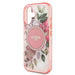 Guess IML Flower & Tonal Circle MagSafe iPhone 16 Case - Pink - Cell phone cases and covers<<<HurtelXML