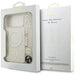 Guess IML Flowers Electro Pearl Strap MagSafe Case for iPhone 17 Pro Max - White - Cell phone cases