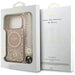 Guess IML Flowers Electro Pearl Strap MagSafe Case for iPhone 17 Pro - Pink - Cell phone cases and covers<<<HurtelXML