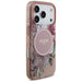 Guess IML Flowers Pearl Strap MagSafe Case for iPhone 17 Pro - Pink - Cell phone cases and covers<<<HurtelXML