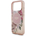 Guess IML Flowers Pearl Strap MagSafe Case for iPhone 17 Pro - Pink - Cell phone cases and covers<<<HurtelXML