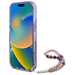 Guess IML Flowers With Pearl Strap MagSafe case for iPhone 16 Pro Max - purple - Cell phone cases and covers<<<HurtelXML