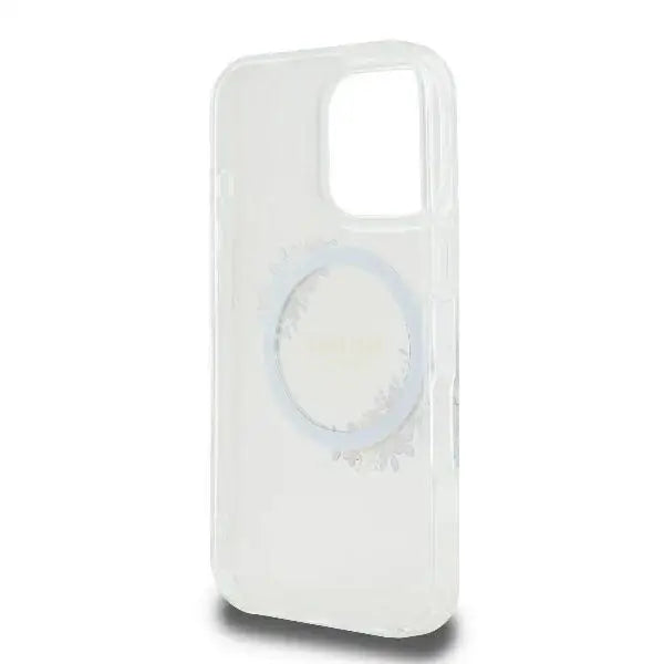 Guess IML Flowers Wreath MagSafe iPhone 16 Pro Max Case - Clear - Cell phone cases and covers<<<HurtelXML