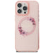 Guess IML Flowers Wreath MagSafe iPhone 16 Pro Max Case - Pink - Cell phone cases and covers<<<HurtelXML