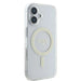 Guess IML Glitter Circle MagSafe iPhone 16 Case - Clear - Cell phone cases and covers<<<HurtelXML