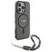 Guess IML Glitter With Pearl Strap MagSafe Case for iPhone 16 Pro Max - Black - Cell phone cases and covers<<<HurtelXML