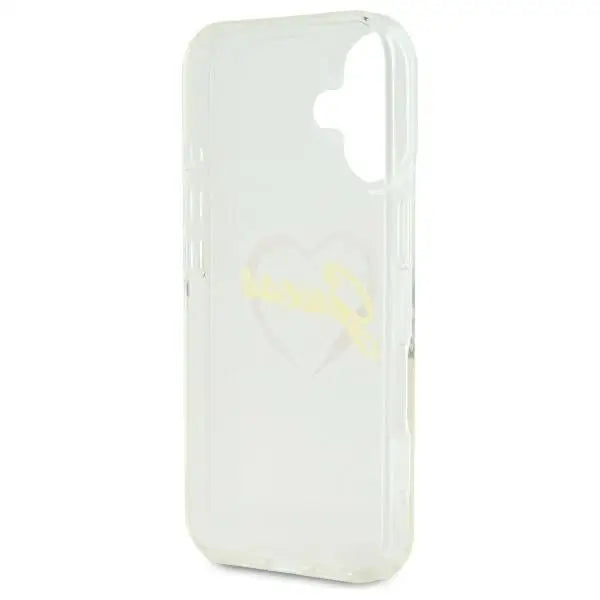 Guess IML Heart iPhone 16 Case - Transparent - Cell phone cases and covers<<<HurtelXML