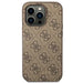 Guess iPhone 14 Pro Max 4G Metal Gold Logo Series Case - Brown - Cell phone cases and covers<<<HurtelXML