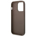 Guess iPhone 14 Pro Max 4G Metal Gold Logo Series Case - Brown - Cell phone cases and covers<<<HurtelXML