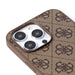 Guess iPhone 14 Pro Max 4G Metal Gold Logo Series Case - Brown - Cell phone cases and covers<<<HurtelXML