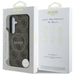 Guess Leather 4G Colored Ring Classic Logo MagSafe Samsung Galaxy S25 Plus case brown - Cell phone cases