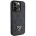 Guess Leather 4G Diamond Triangle case for iPhone 15 Pro Max - black - Cell phone cases and covers<<<HurtelXML