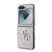 Guess Leather 4G Metal Logo Case for Samsung Galaxy Z Flip 6 - Pink - Cell phone cases and covers<<<HurtelXML