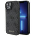 Guess Leather 4G Stamped case for iPhone 15 - black - Cell phone cases and covers<<<HurtelXML