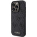 Guess Leather 4G Stamped case for iPhone 15 Pro - black - Cell phone cases and covers<<<HurtelXML