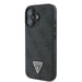 Guess Leather 4G Triangle Strass MagSafe Case for iPhone 16 - Black - Cell phone cases and covers<<<HurtelXML