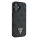 Guess Leather 4G Triangle Strass MagSafe Case for iPhone 16 Plus - Black - Cell phone cases and covers<<<HurtelXML