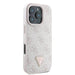 Guess Leather 4G Triangle Strass MagSafe Case for iPhone 16 Pro Max - Pink - Cell phone cases and covers<<<HurtelXML