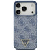 Guess Leather 4G Triangle Strass MagSafe Case for iPhone 17 Pro - Blue - Cell phone cases and covers<<<HurtelXML