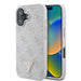 Guess Leather 4G Triangle Strass MagSafe iPhone 16 Case - Pink - Cell phone cases and covers<<<HurtelXML