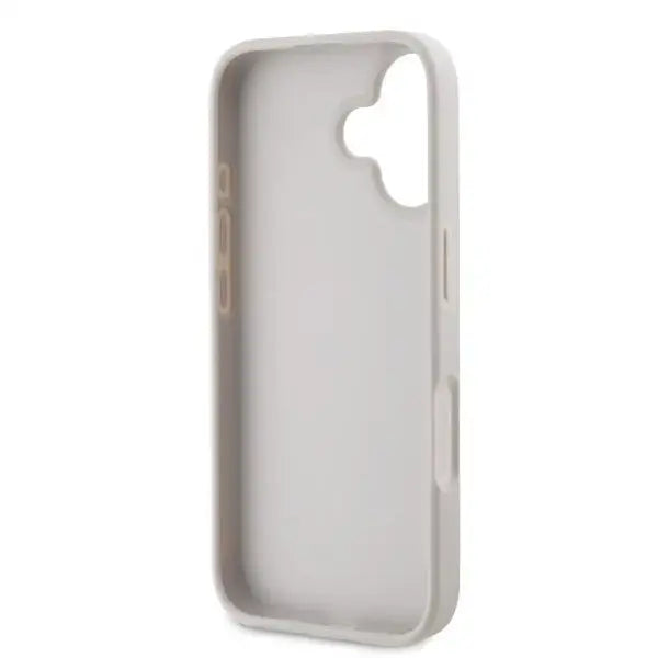 Guess Leather 4G Triangle Strass MagSafe iPhone 16 Case - Pink - Cell phone cases and covers<<<HurtelXML