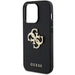 Guess Leather Perforated 4G Glitter Logo Case for iPhone 15 Pro Max - Black - Cell phone cases and covers<<<HurtelXML