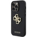 Guess Leather Perforated 4G Glitter Logo Case for iPhone 15 Pro Max - Black - Cell phone cases and covers<<<HurtelXML