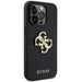 Guess Leather Perforated 4G Glitter Logo Case for iPhone 15 Pro Max - Black - Cell phone cases and covers<<<HurtelXML