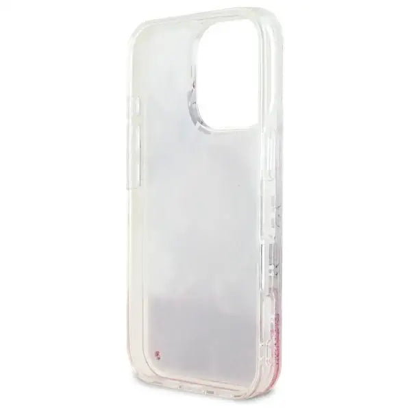Guess Liquid Glitter Flower MagSafe iPhone 16 Pro Case - Pink - Cell phone cases and covers<<<HurtelXML
