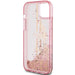 Guess Liquid Glitter Gold Stripes case for iPhone 15 Plus / 14 Plus - pink - Cell phone cases and covers<<<HurtelXML