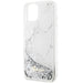 Guess Liquid Glitter Marble case for iPhone 14 - white - Cell phone cases and covers<<<HurtelXML