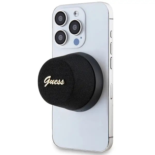 Guess Magnetic Script Metal Bluetooth speaker - black - Cell phone cases and covers<<<HurtelXML